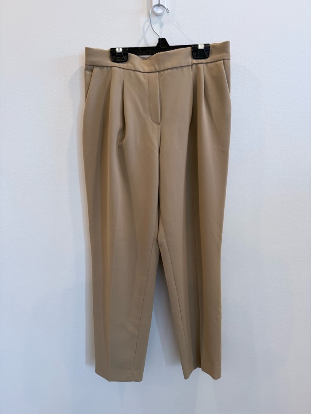 Babaton Cohen Trouser Size 8 Beige Minimalist Tailored Career Business Casual